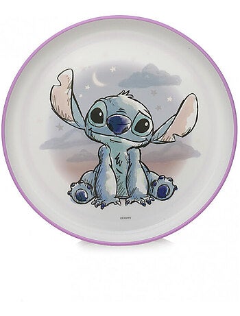 Plato para bebé Disney Lilo & Stitch antideslizante para microondas sin BPA