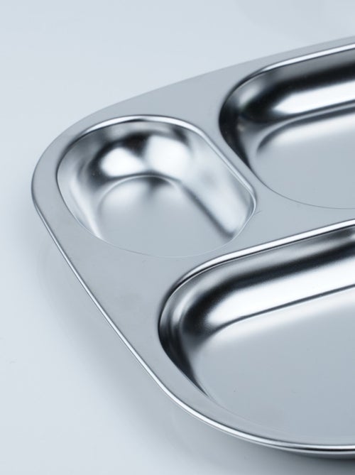 Plato Thermobaby de acero inoxidable 18/10 con 4 compartimentos - Kiabi Plato Thermobaby de acero inoxidable 18/10 con 4 compartimentos - Kiabi