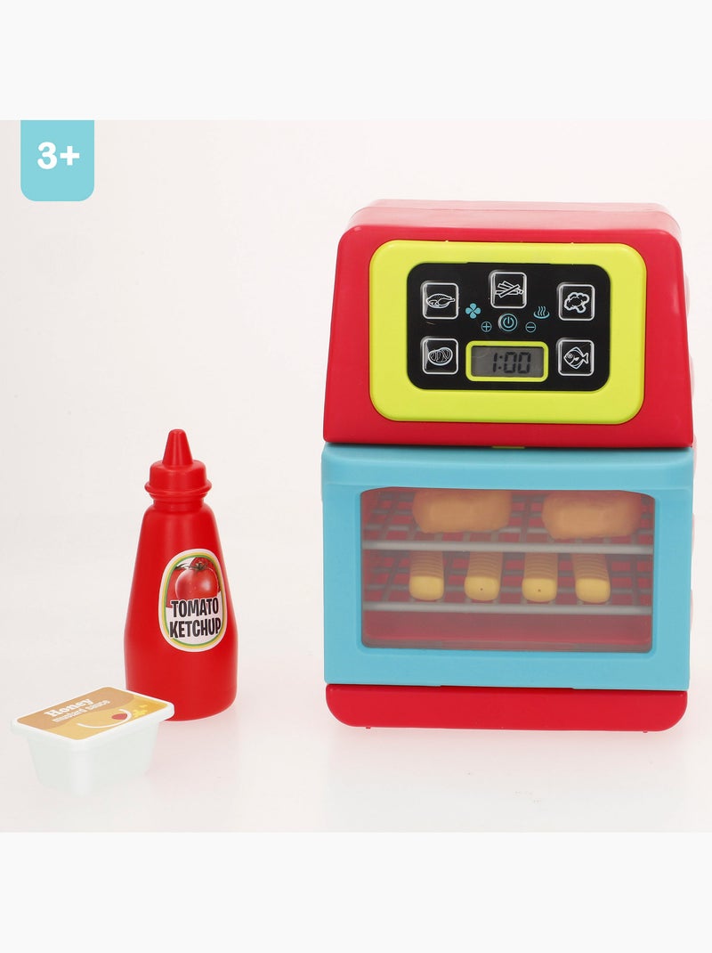 Play freidora aire eléctrica de juguete con 14 piezas luces y sonidos N/D - Kiabi