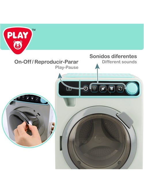 Play lavadora juguete c/luz y sonido - Kiabi