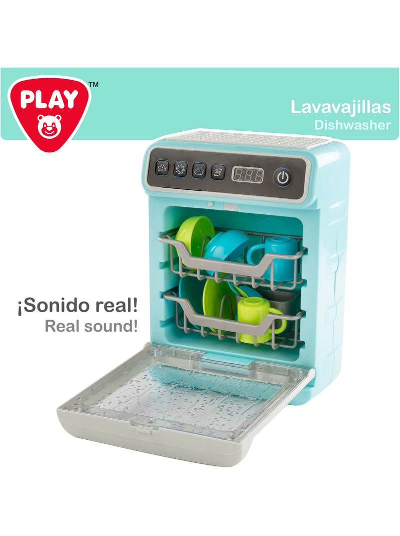 Play lavavajillas juguete c/luz, sonido y accesorios N/D - Kiabi