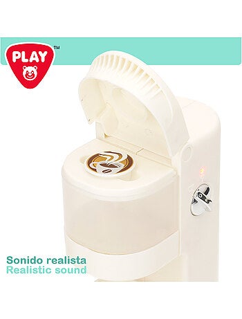 Play set tostadora, batidora y cafetera de juguete con luz y sonido