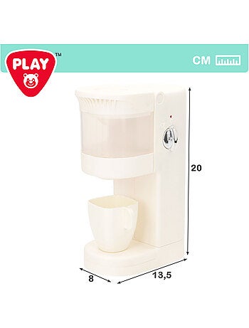 Play set tostadora, batidora y cafetera de juguete con luz y sonido