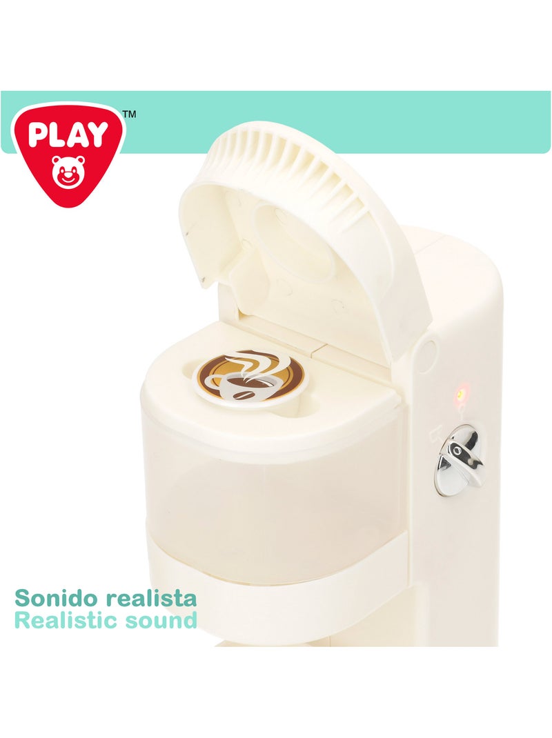 Play set tostadora, batidora y cafetera de juguete con luz y sonido N/D - Kiabi