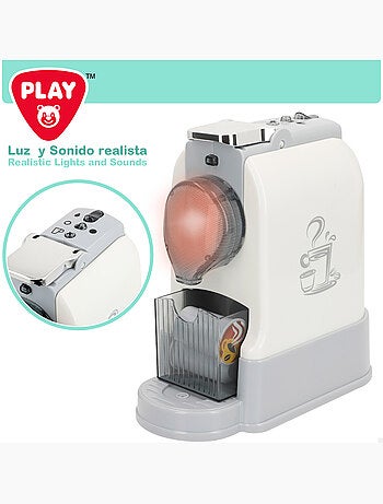 Play set tostadora y cafetera de juguete con luz y sonido