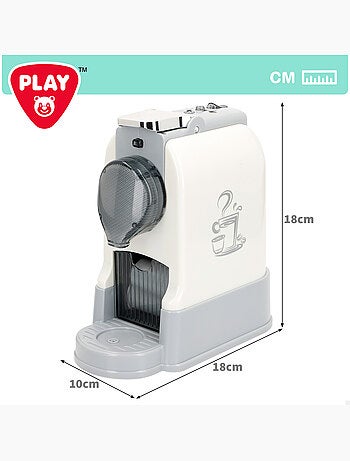 Play set tostadora y cafetera de juguete con luz y sonido