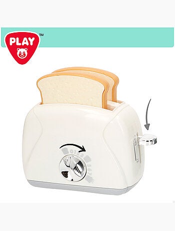 Play set tostadora y cafetera de juguete con luz y sonido
