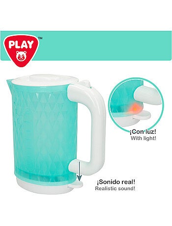 Play set tostadora y hervidor de juguete c/luz y sonido