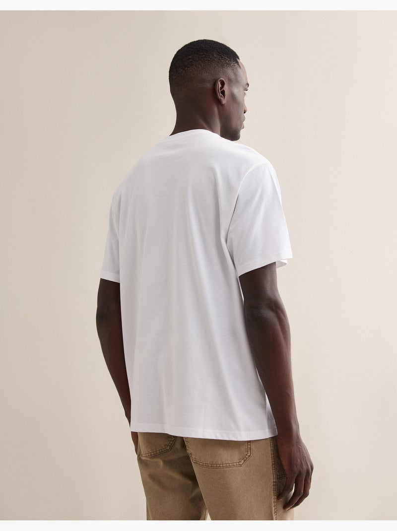 Playera Rolling Stones, MO Fashion Blanco - Kiabi