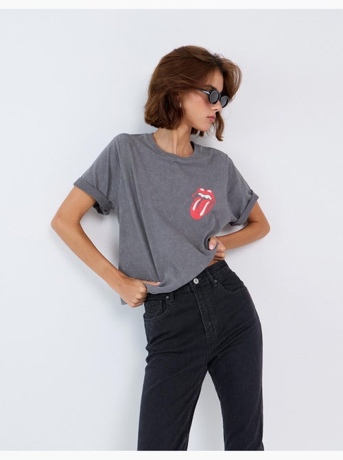 Playera rolling stones, mo fashion - Kiabi Playera rolling stones, mo fashion - Kiabi