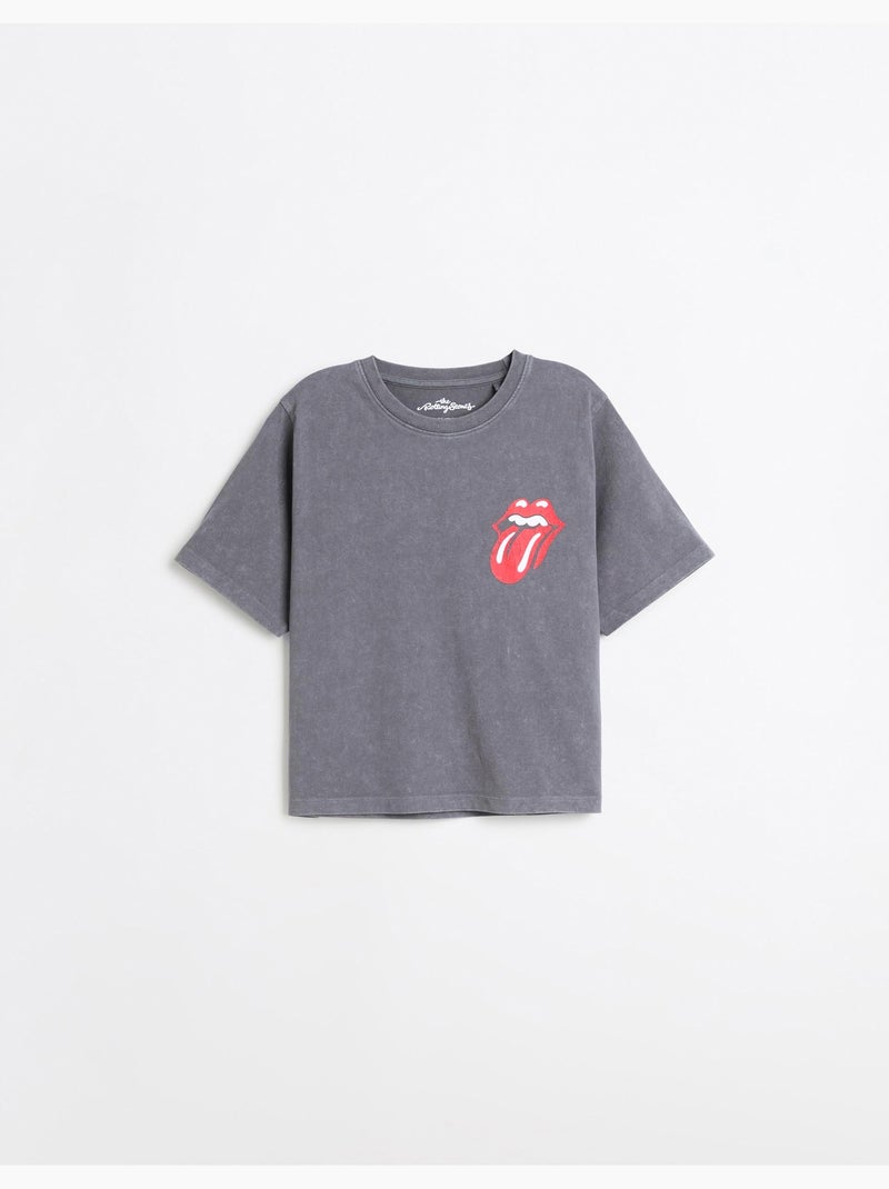 Playera rolling stones, mo fashion Gris - Kiabi