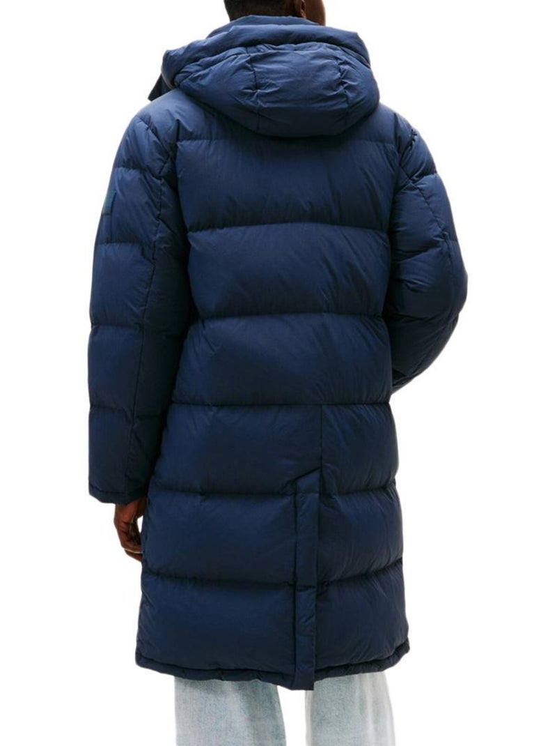 Plum fero Largo con Capucha para Hombre Tommy Hilfiger Azul marino - Kiabi
