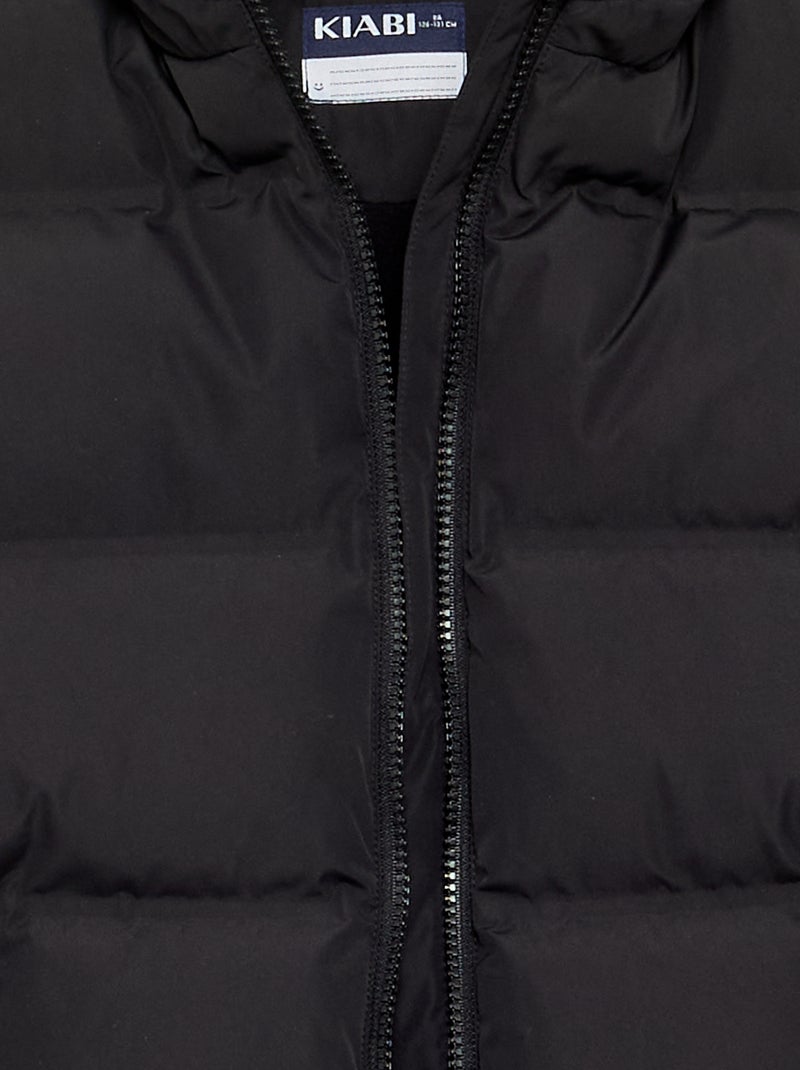 Plumífero acolchado - colección fácil de poner Negro - Kiabi