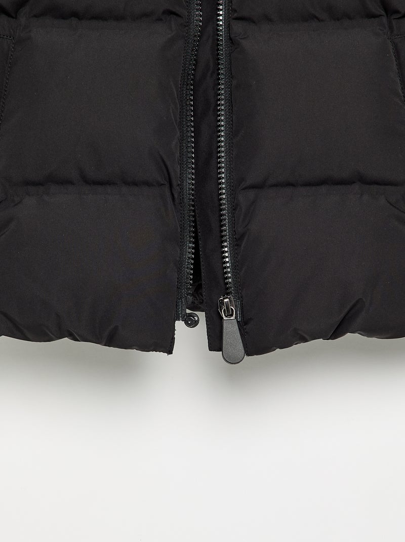 Plumífero acolchado - colección fácil de poner Negro - Kiabi