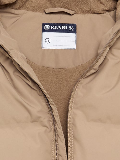 Plumífero acolchado con capucha - Kiabi