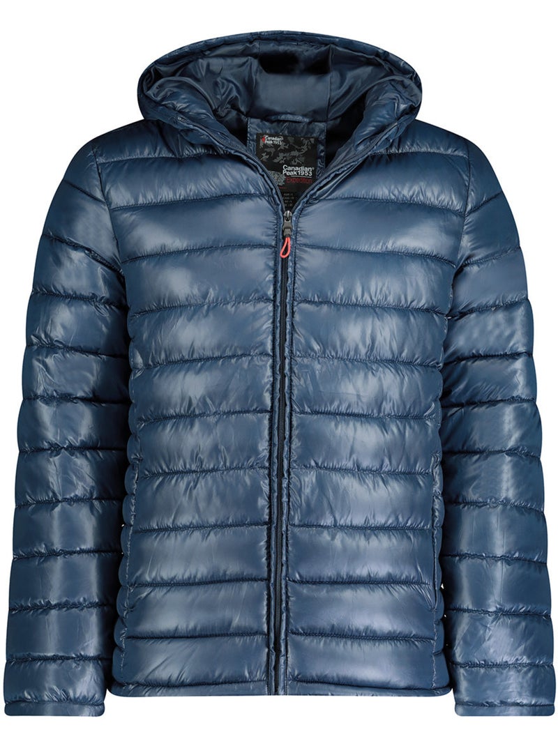 Plumífero acolchado con capucha calendreak – canadian peak Azul marino - Kiabi