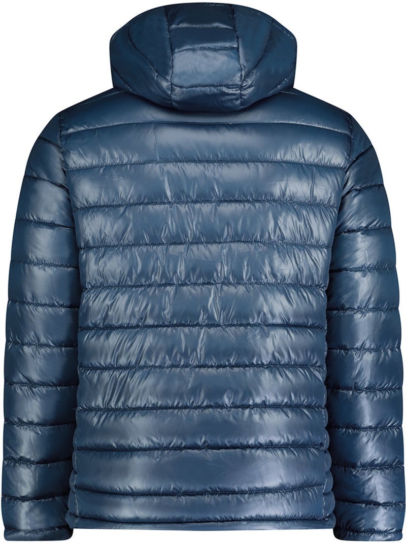 Plumífero acolchado con capucha calendreak – canadian peak Azul marino - Kiabi