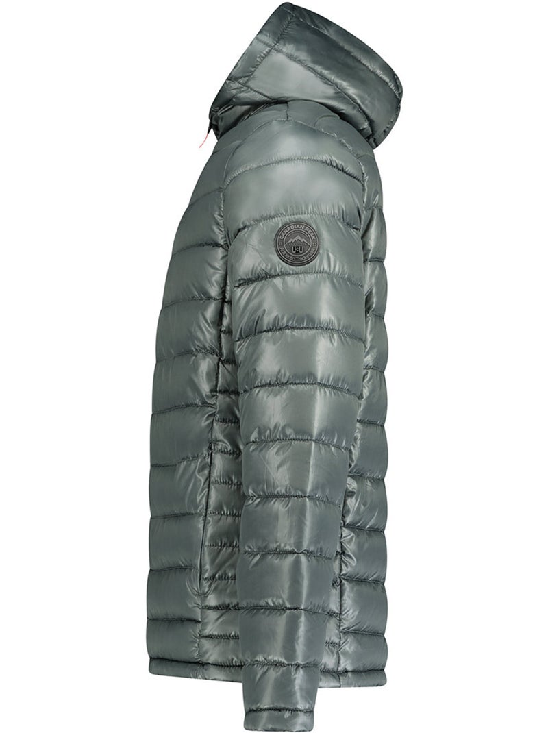 Plumífero acolchado con capucha calendreak – canadian peak Gris oscuro - Kiabi