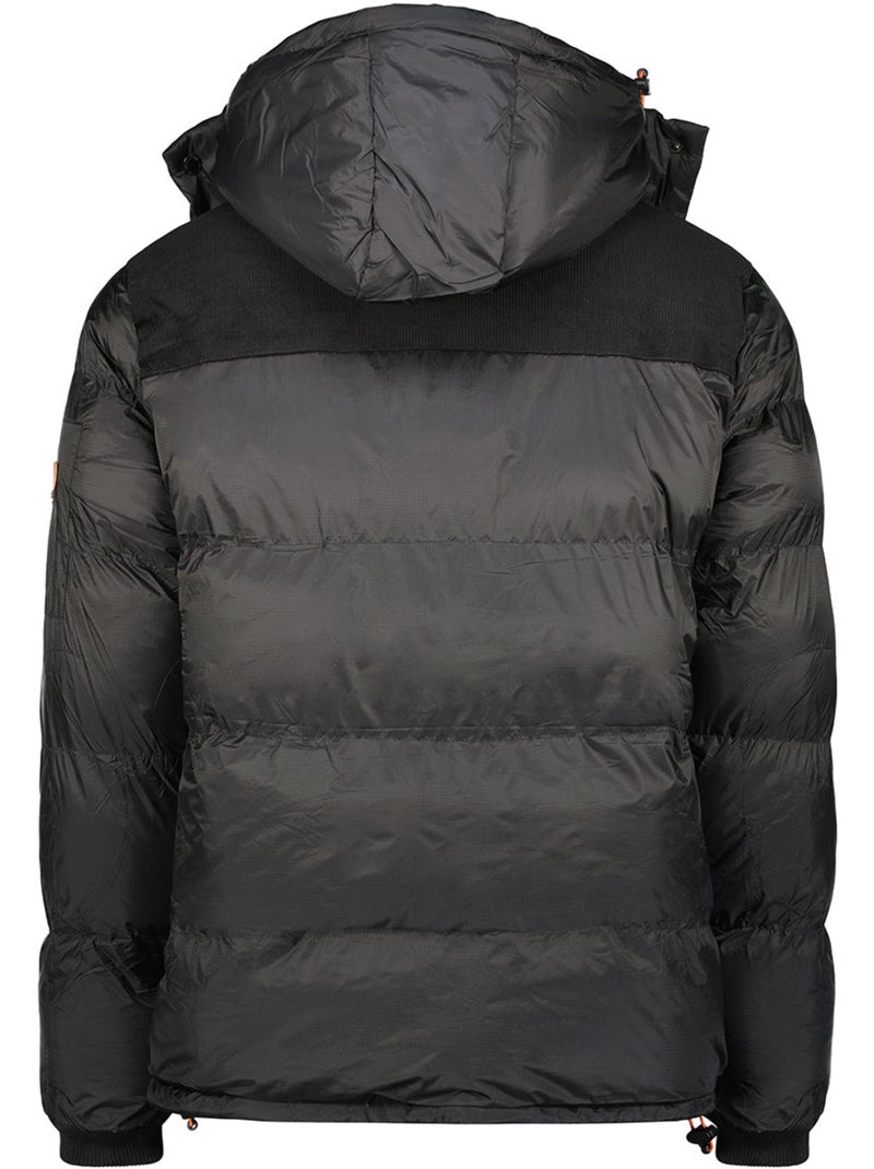 Plumífero acolchado con capucha celieak – canadian peak Negro - Kiabi