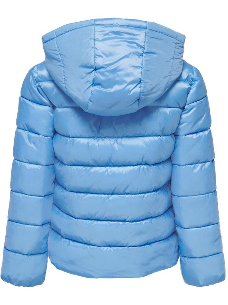 Plumífero acolchado para niña Kids Only Azul - Kiabi
