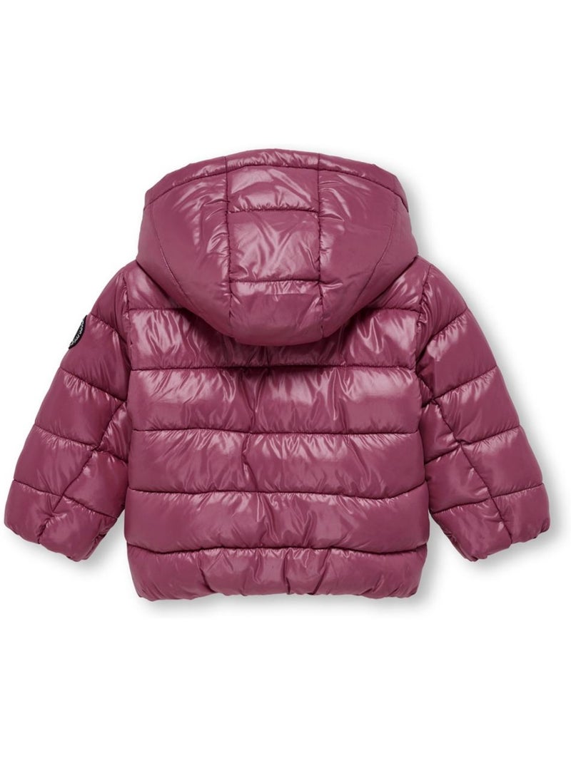 Plumífero Acolchado para Niña KIDS ONLY Violeta ciruela - Kiabi