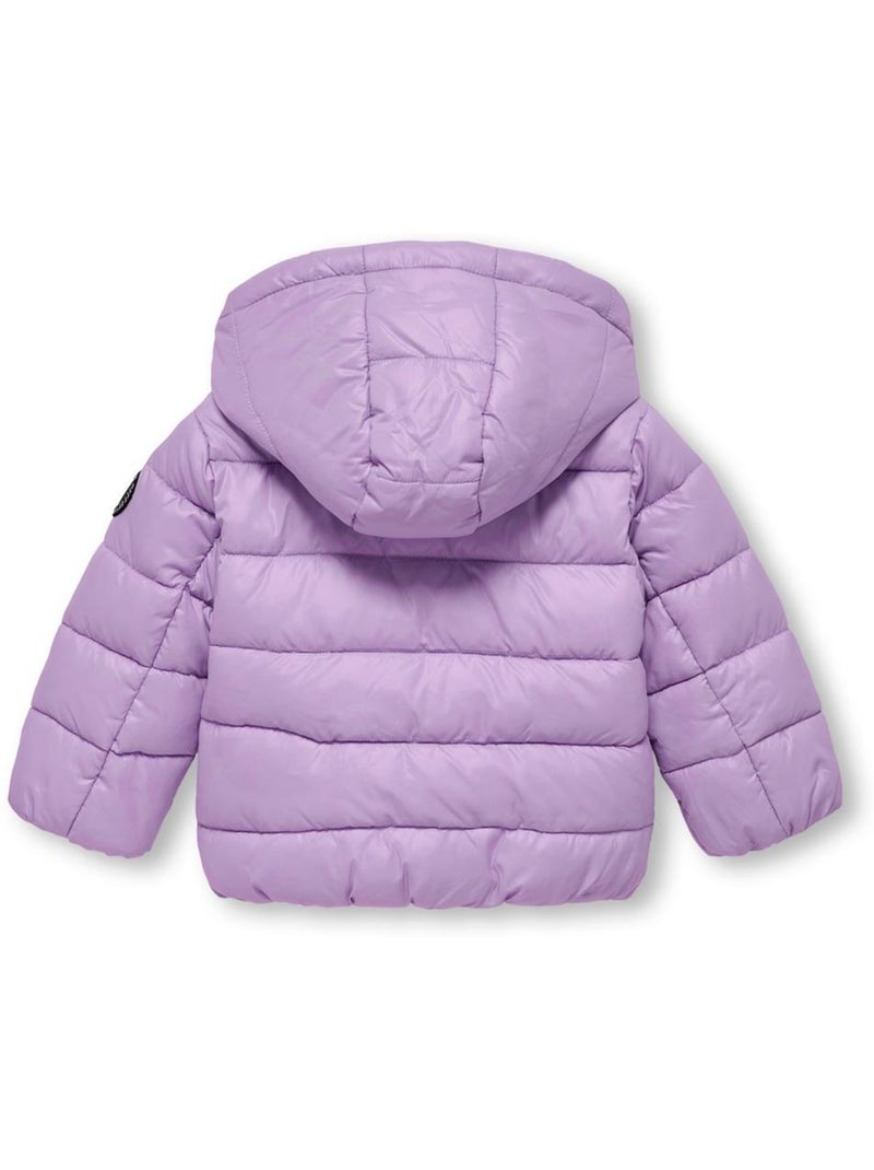 Plumífero Acolchado para Niña KIDS ONLY Violeta - Kiabi