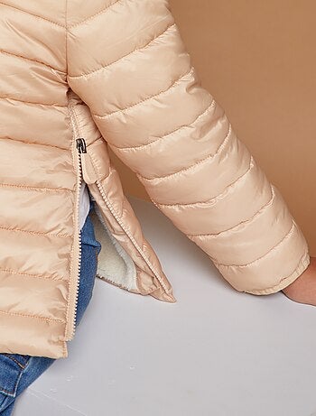 Plumífero cálido con capucha - colección fácil de poner