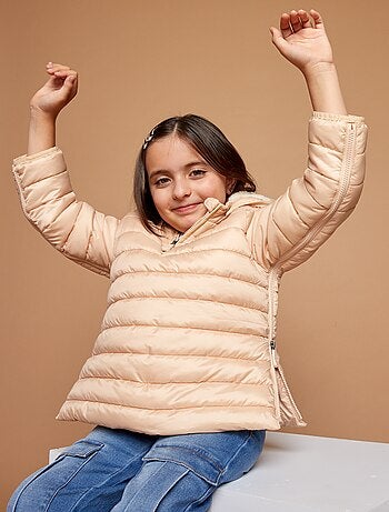 Plumífero cálido con capucha - colección fácil de poner