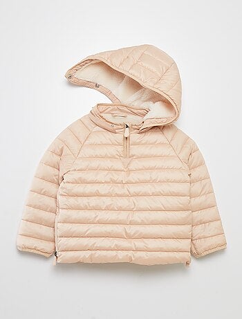 Plumífero cálido con capucha - colección fácil de poner