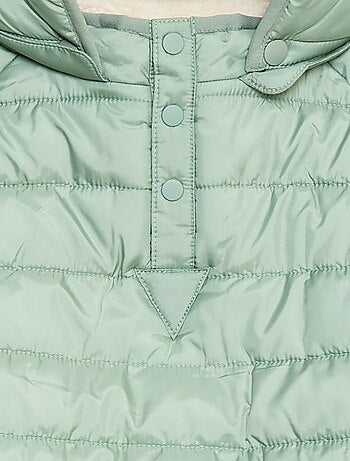 Plumífero cálido con capucha - colección fácil de poner