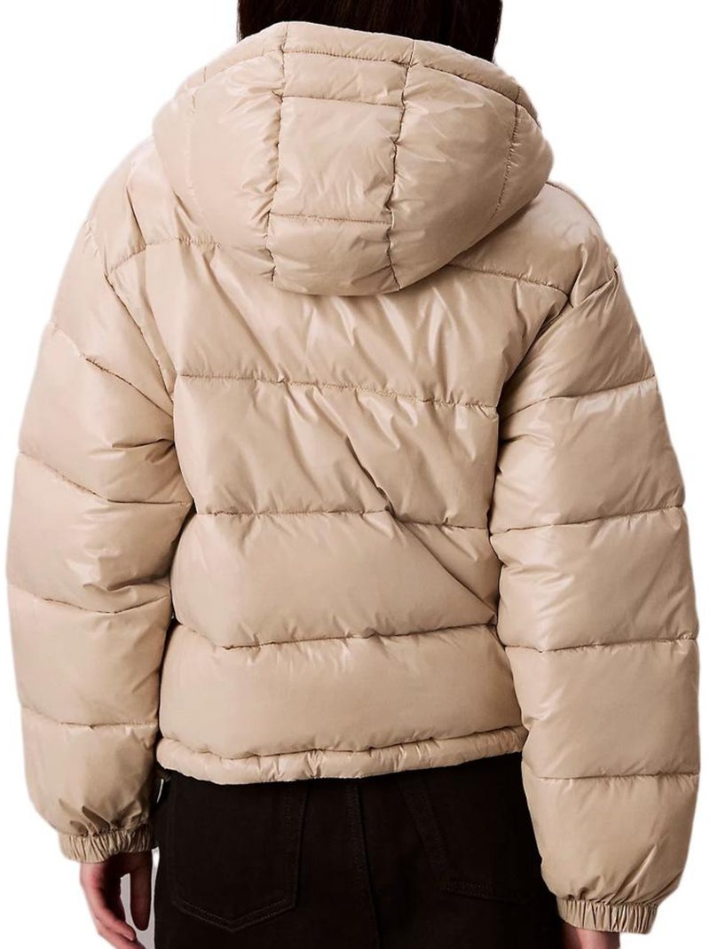 Plumífero calvin klein jeans para mujer Beige - Kiabi