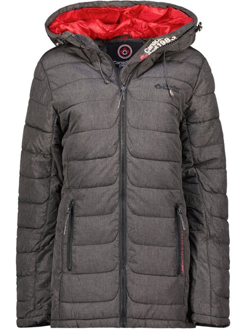 Plumífero con acolchado de fantasía y capucha astaneak – canadian peak - Kiabi Plumífero con acolchado de fantasía y capucha astaneak – canadian peak - Kiabi