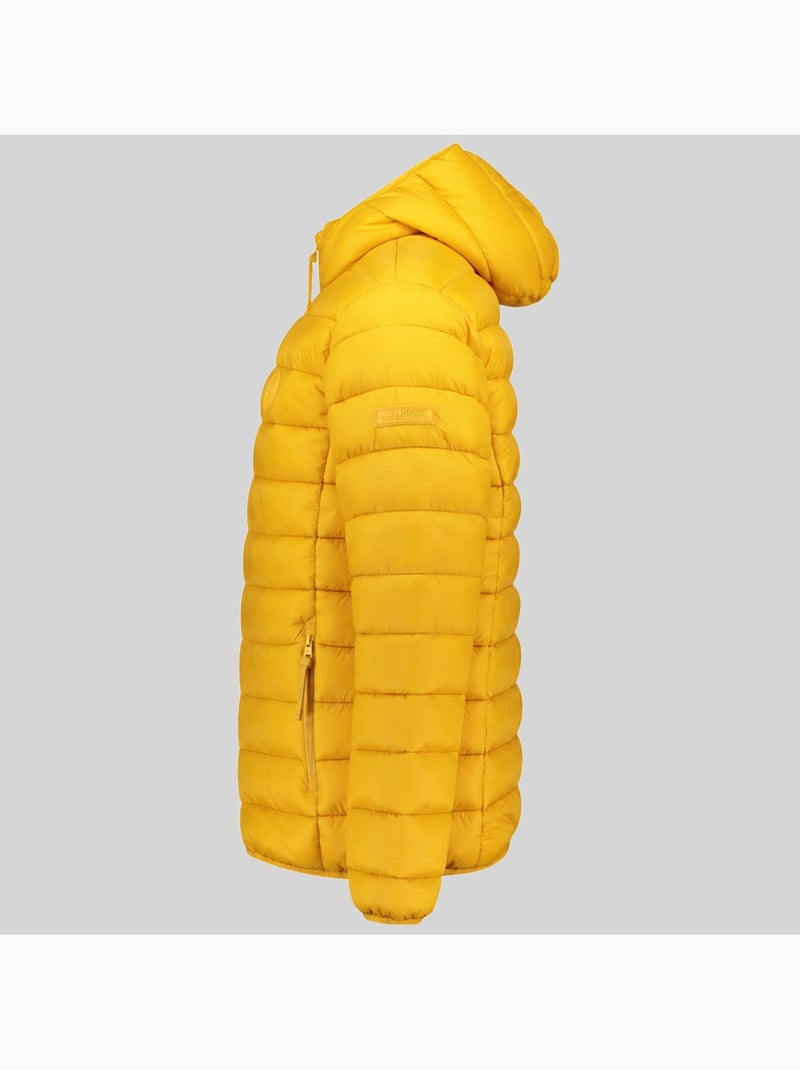 Plumífero con capucha amiglobolor hood – geographical norway Mostaza - Kiabi