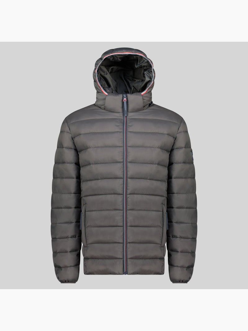 Plumífero con capucha amigotom hood – geographical norway Gris oscuro - Kiabi