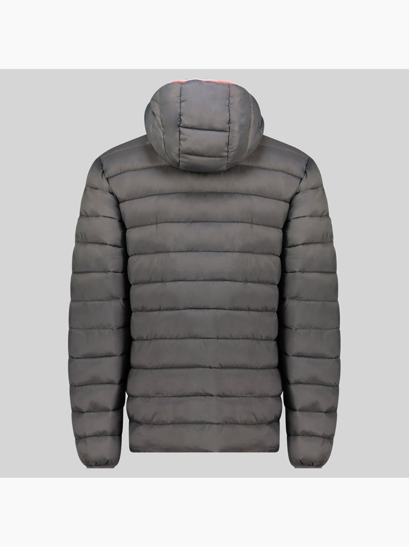 Plumífero con capucha amigotom hood – geographical norway Gris oscuro - Kiabi