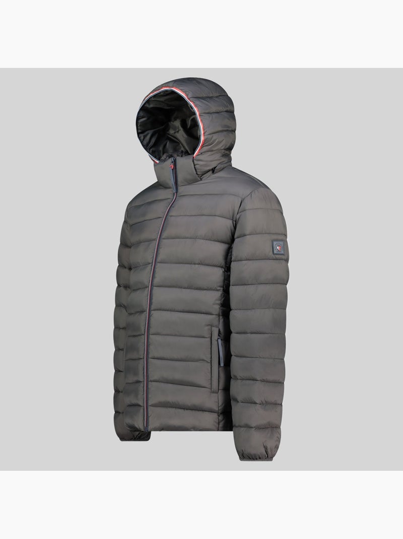Plumífero con capucha amigotom hood – geographical norway Gris oscuro - Kiabi