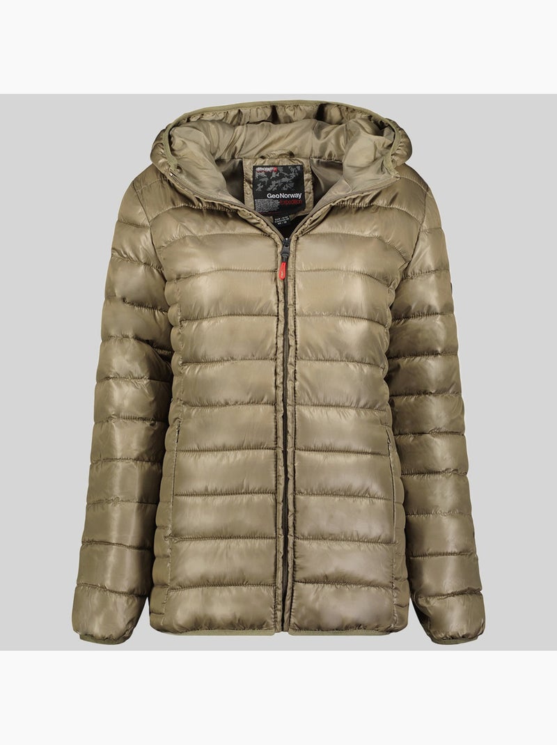 Plumífero con capucha annecy hood – geographical norway Gris tormenta - Kiabi