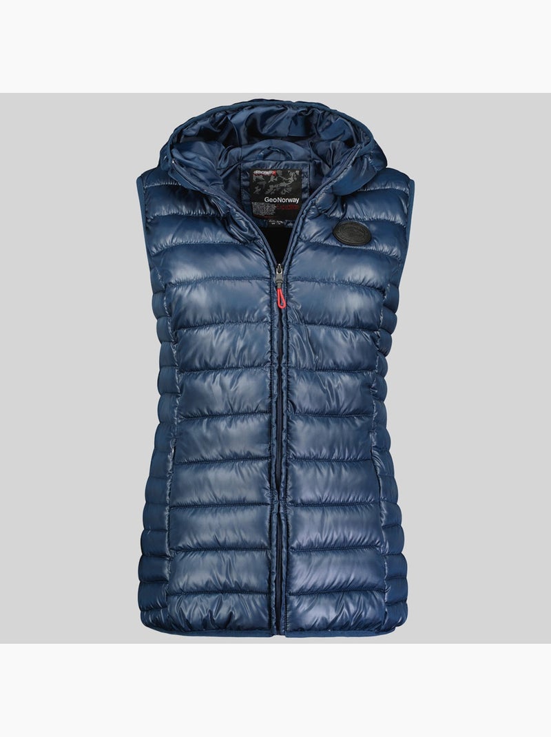 Plumífero con capucha annecy vest hood – geographical norway Azul marino - Kiabi