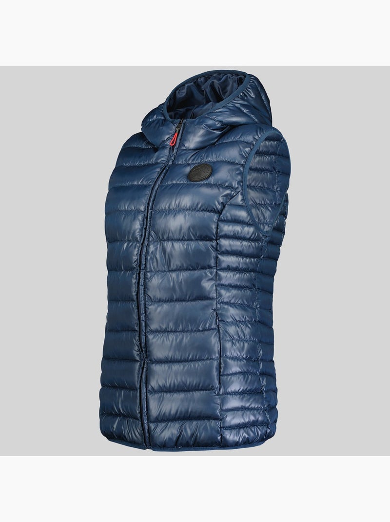 Plumífero con capucha annecy vest hood – geographical norway Azul marino - Kiabi