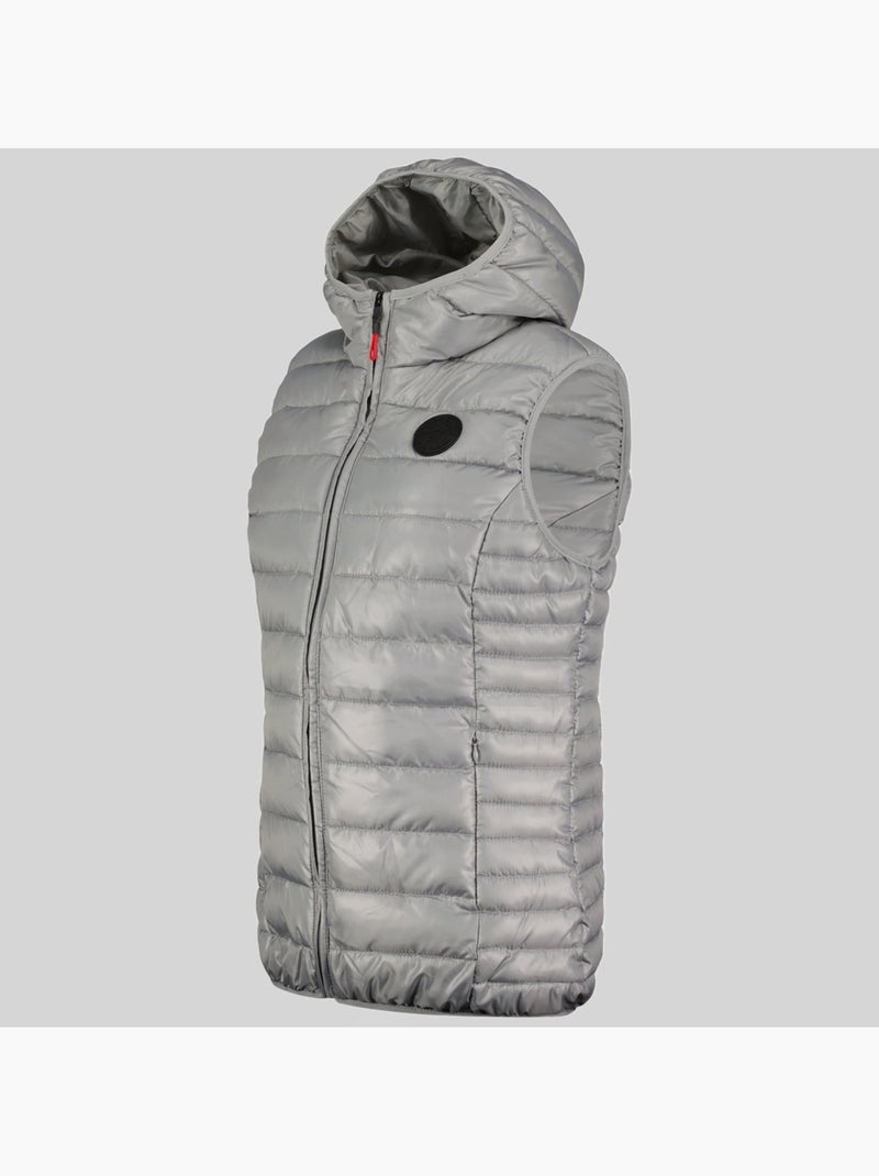 Plumífero con capucha annecy vest hood – geographical norway Gris claro - Kiabi
