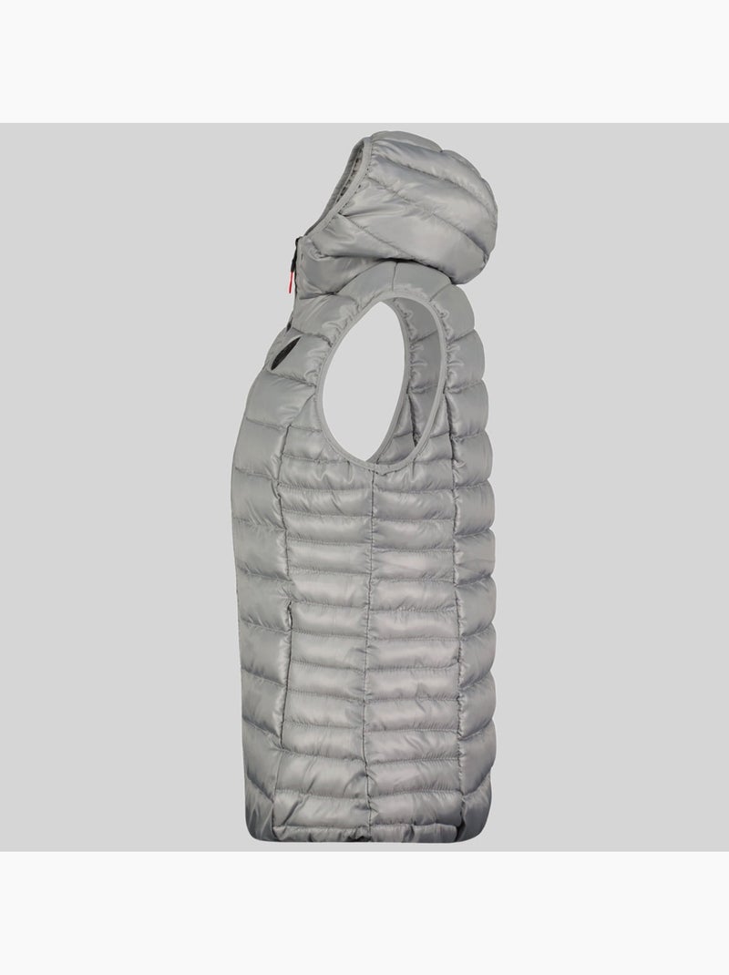 Plumífero con capucha annecy vest hood – geographical norway Gris claro - Kiabi