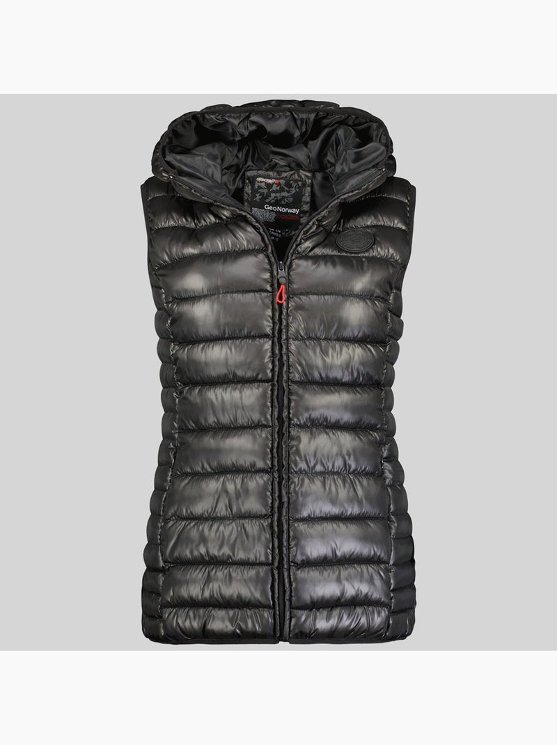 Plumífero con capucha annecy vest hood – geographical norway Negro - Kiabi