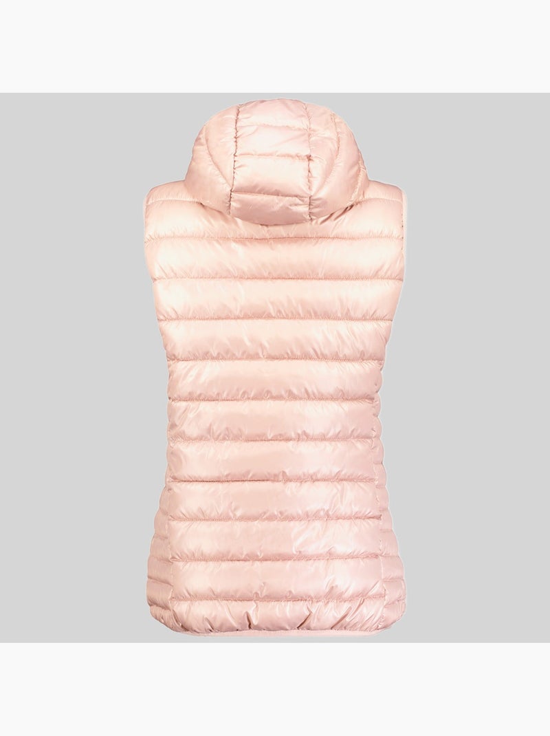 Plumífero con capucha annecy vest hood – geographical norway Rosa pálido - Kiabi