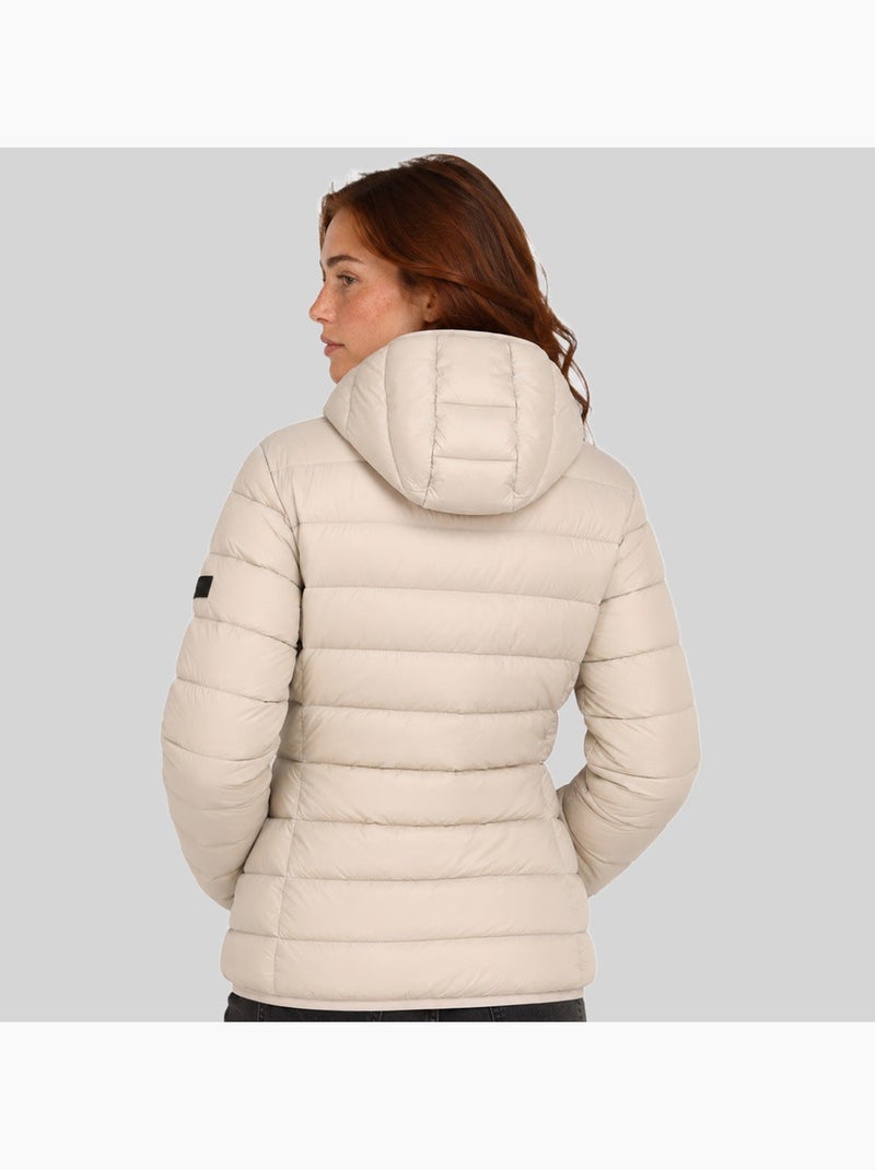Plumífero con capucha atichoko hood – geographical norway Beige - Kiabi
