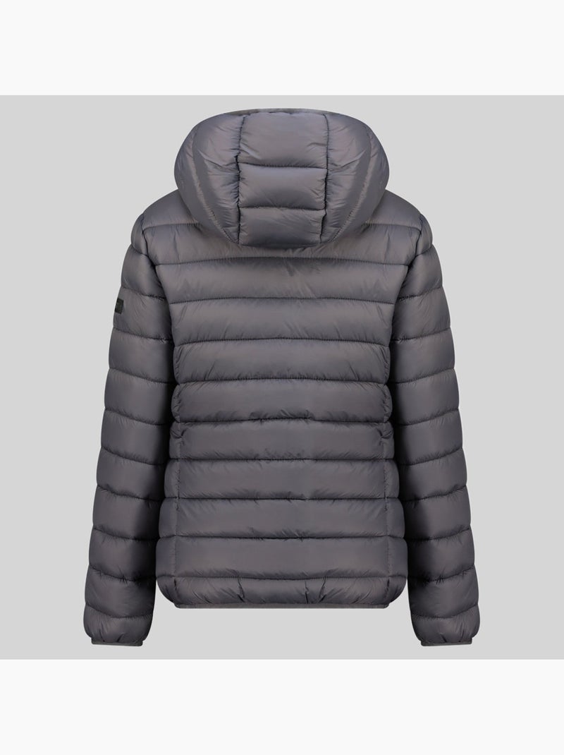 Plumífero con capucha atichoko hood – geographical norway Gris oscuro - Kiabi
