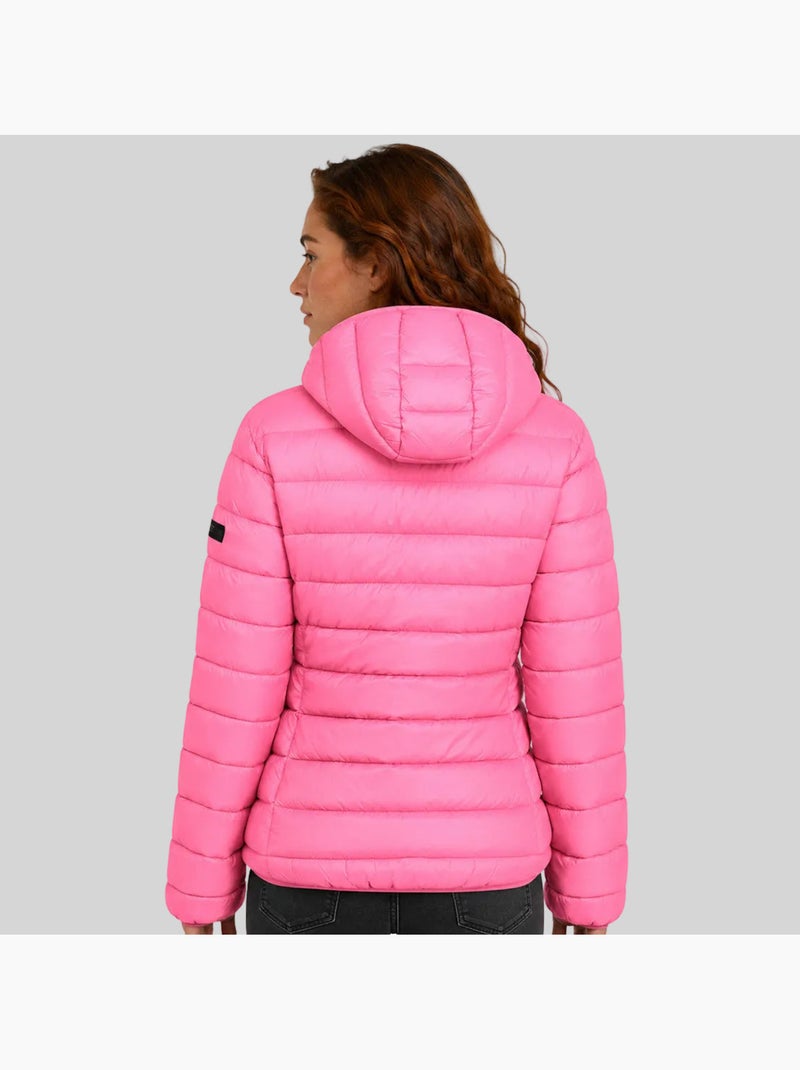 Plumífero con capucha atichoko hood – geographical norway Rosa fluo - Kiabi