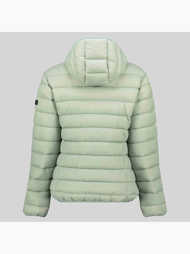Plumífero con capucha atichoko hood – geographical norway Verde pastel - Kiabi