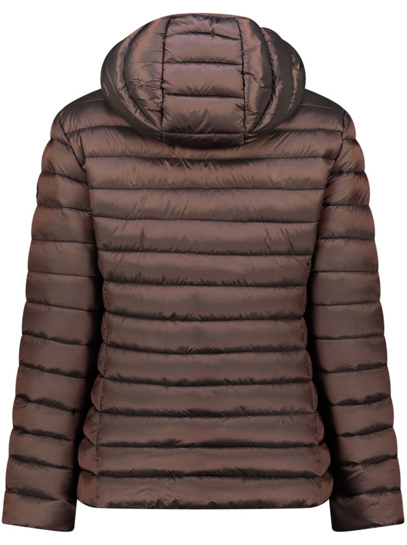 Plumífero con capucha atikashine – geographical norway Marrón oscuro - Kiabi
