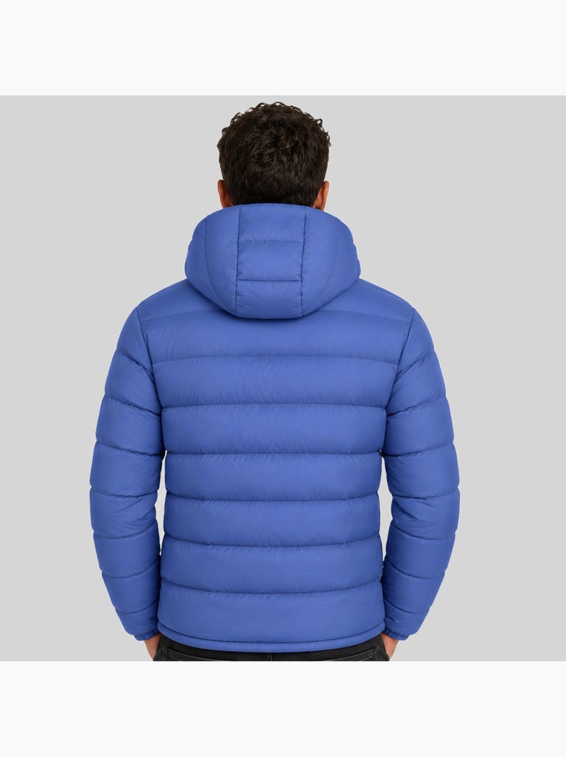 Plumífero con capucha avalanche hood – geographical norway Azul vaquero - Kiabi