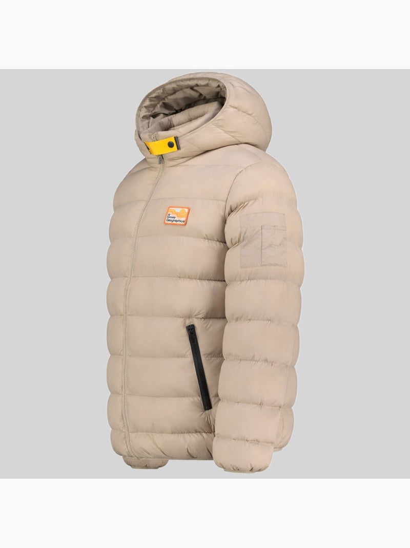 Plumífero con capucha avalanche hood – geographical norway Beige - Kiabi